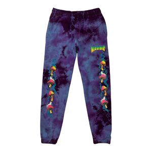 Dolls Kill RIPNDIP Psychedelic Sweatpant Jogger XS Purple